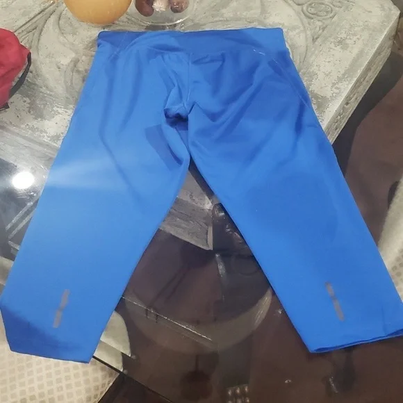 ADIDAS WOMEN'S TRICOT NAVY MEDIUM LEGGINGS LIKE NEW - Picture 5 of 6